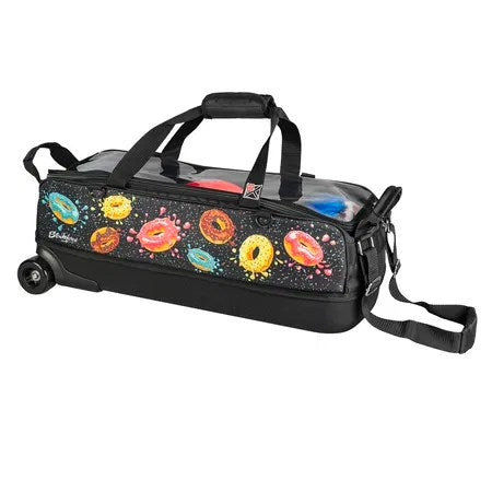 KR Fast 3 Ball Slim Triple Roller Donuts Bowling Bag